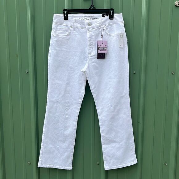 Tummy Sculpt Denim Ankle Boot Jeans & Capri 2-Pack Size 10 - Picture 2 of 16